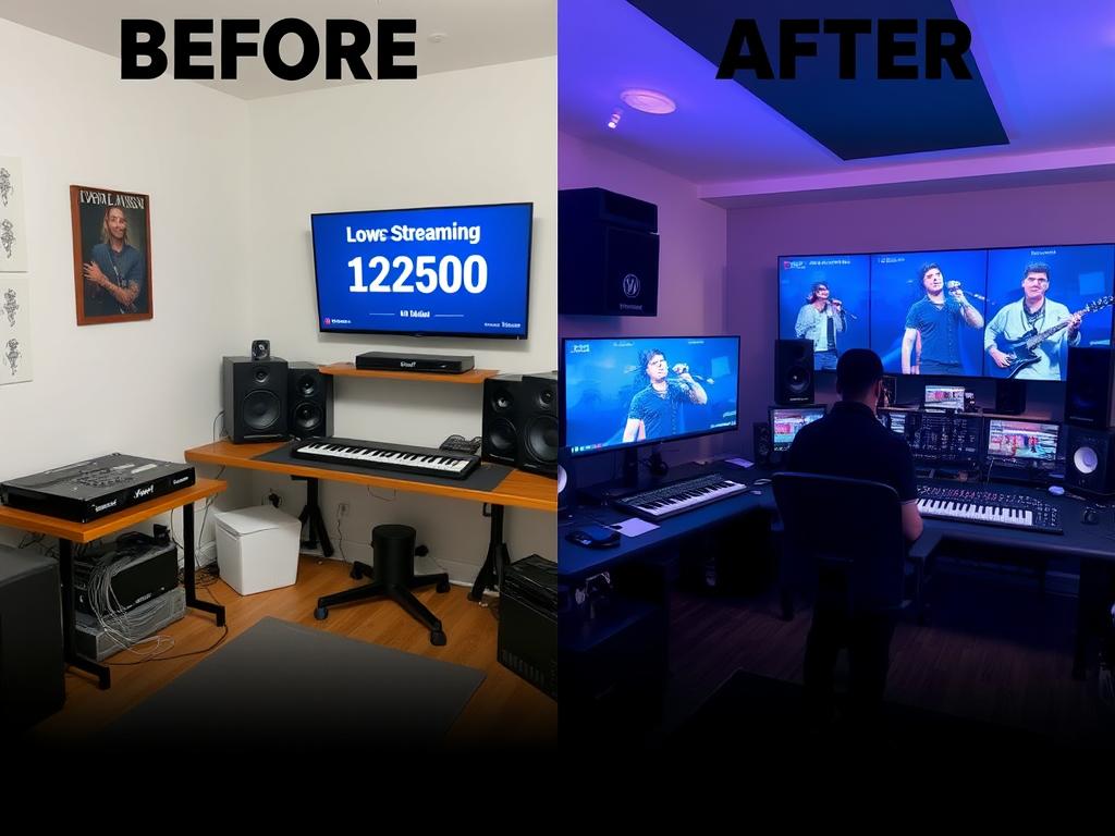 Before and after career trajectory of an artist who gained fame through remixes