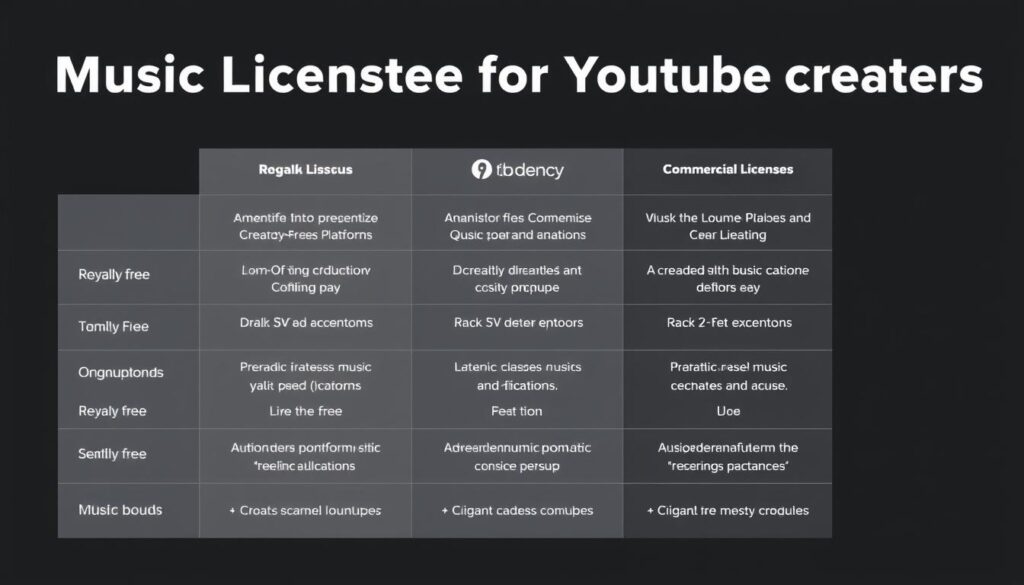 Comparison of music licensing options for YouTube creators