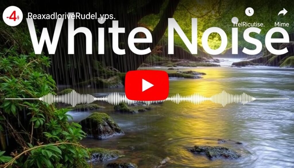 Relaxing White Noise channel featuring ambient sounds