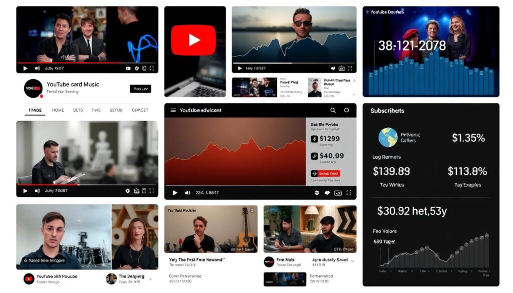 Successful YouTube music channel analytics and growth