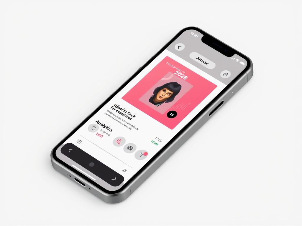 Amuse's 2026 mobile app interface showing on-the-go music distribution