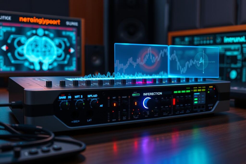 Audio interface with neural processing for music production software 2026