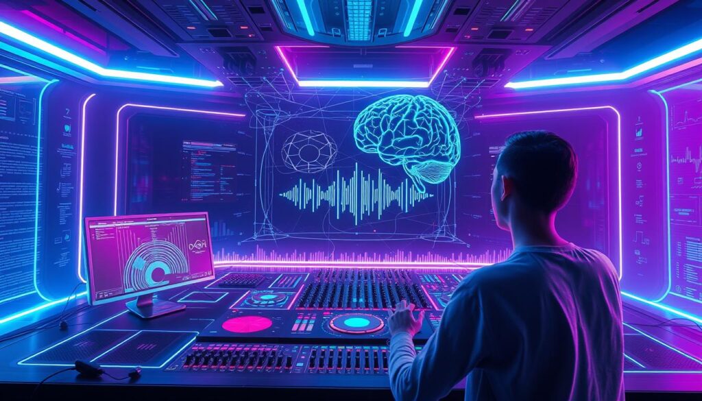 Future music production software 2026 showing neural interface and spatial audio tools