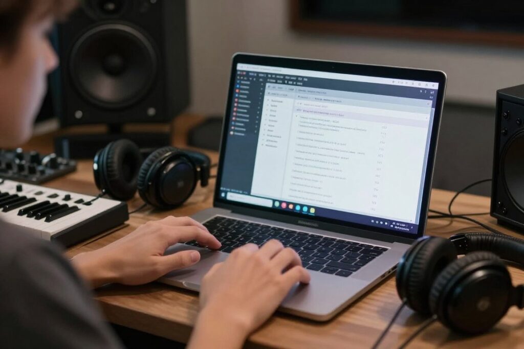 Independent artist preparing AI-assisted tracks for DistroKid music distribution