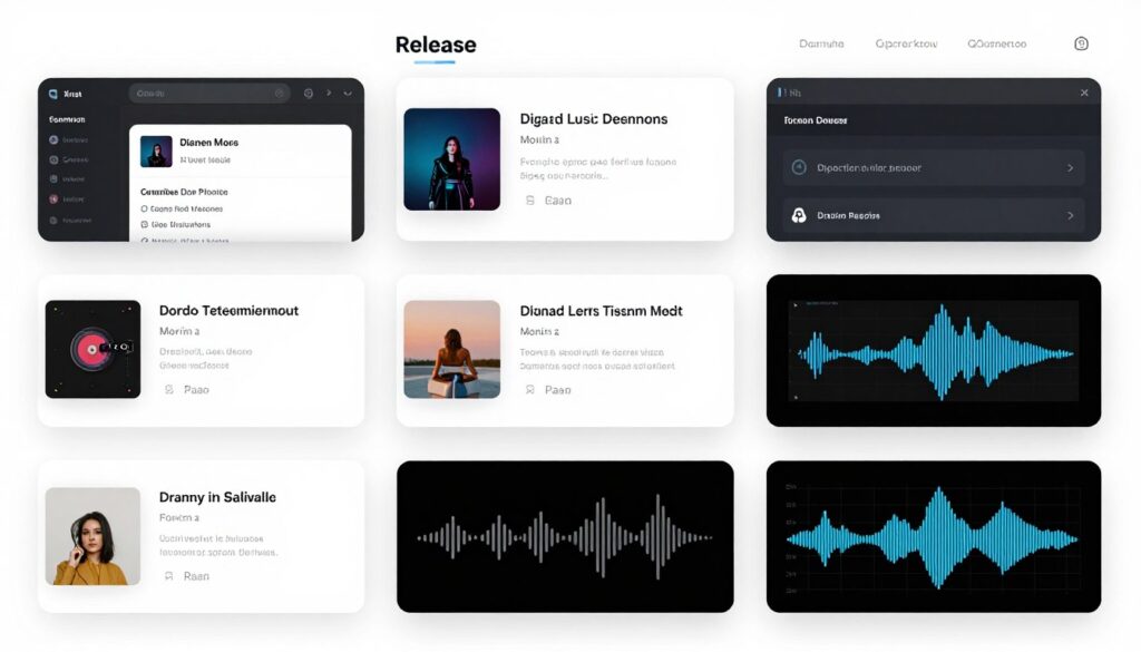 Music distribution delivery workflow from artist upload to streaming platforms
